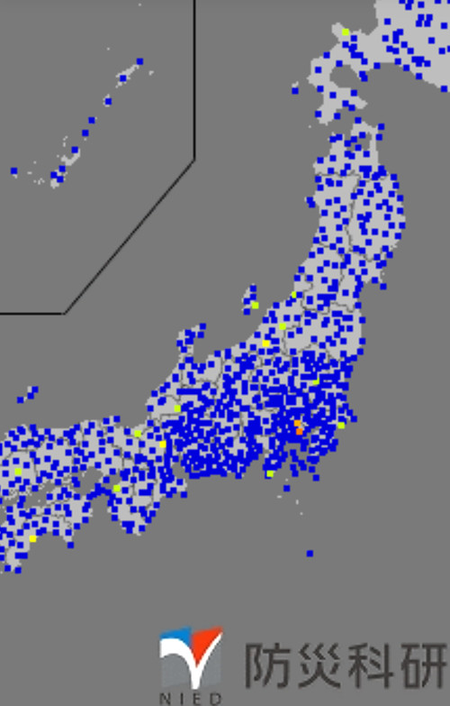 強震モニタの画像