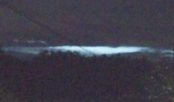 地震発光現象の写真