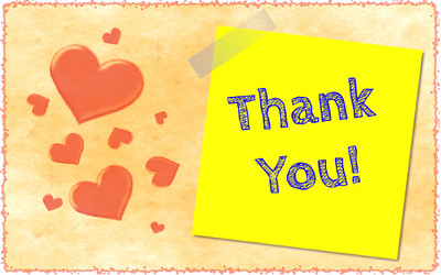 感謝のメッセージのイメージイラスト