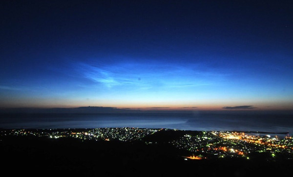 夜光雲の写真