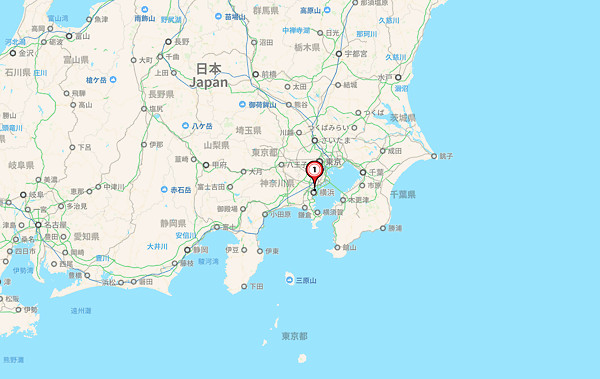 日本地図の画像(関東)