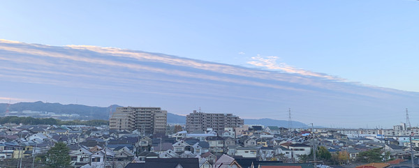 地震雲の投稿写真