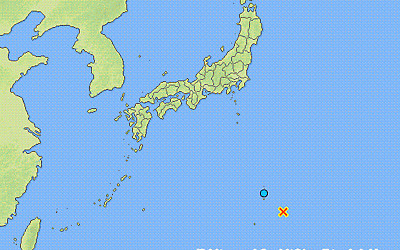 地震情報の画像