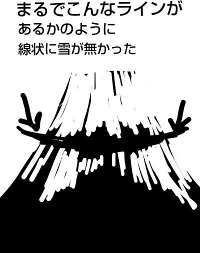 富士山のイラスト