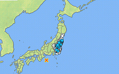 地震情報の画像