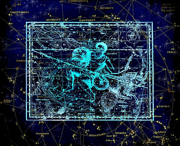 水瓶座のイメージイラスト