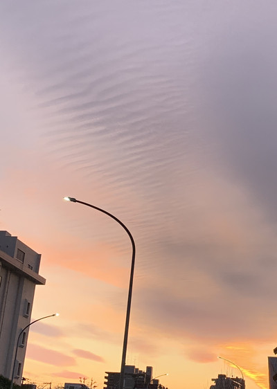 地震雲の投稿写真