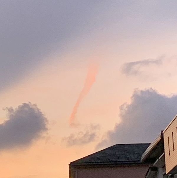 地震雲の投稿写真