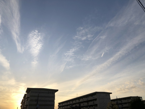 地震雲の投稿写真