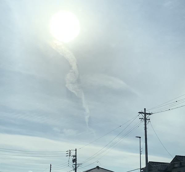 地震雲の投稿写真