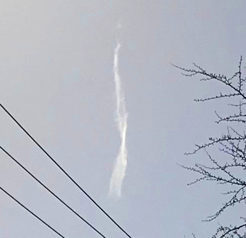 地震雲の投稿写真