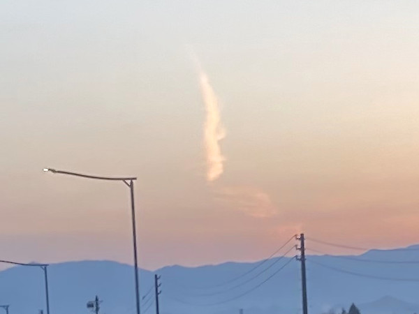 地震雲の投稿写真