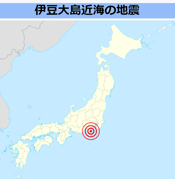 地震情報の画像