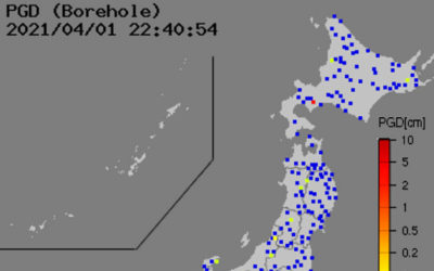 強震モニタの画像