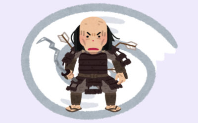 落武者のイラスト