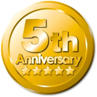 5周年のイメージイラスト