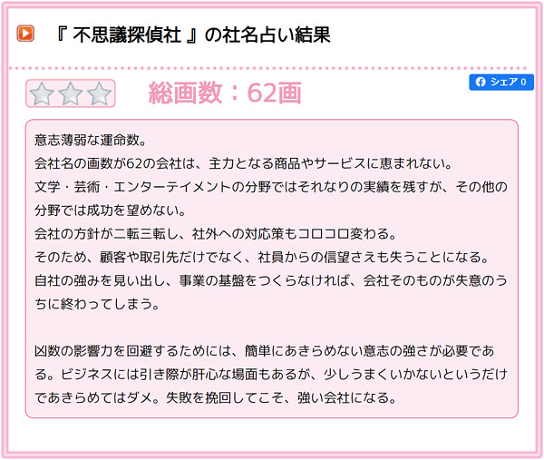 社名占いの画像