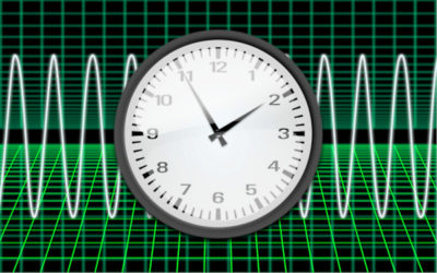 電波時計のイメージイラスト