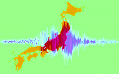 地震波のイメージ画像
