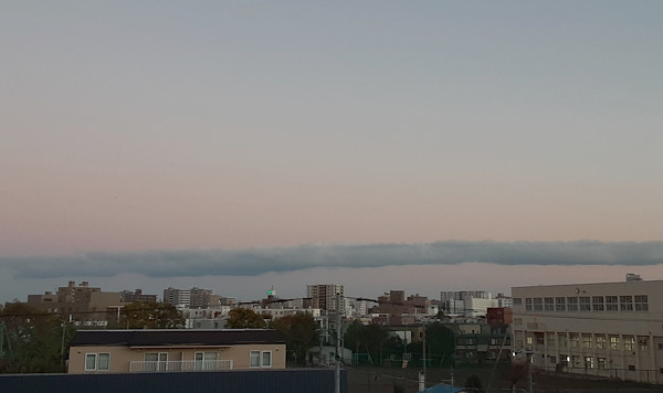 地震雲の投稿写真