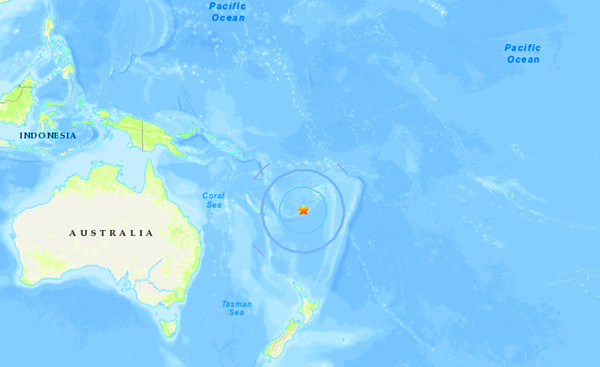地震情報の画像