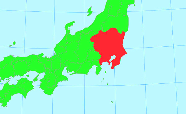 日本地図の画像