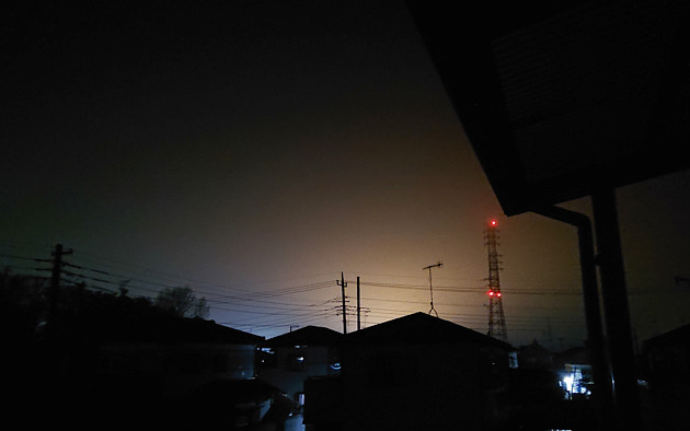 発光現象の写真