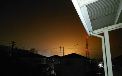 発光現象の写真