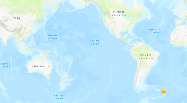 地震情報の画像