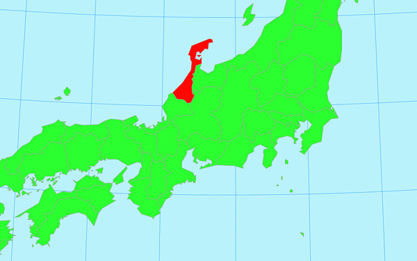 日本地図の画像