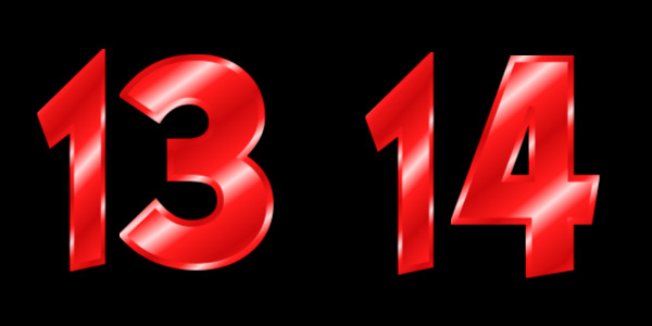 数字のイメージイラスト