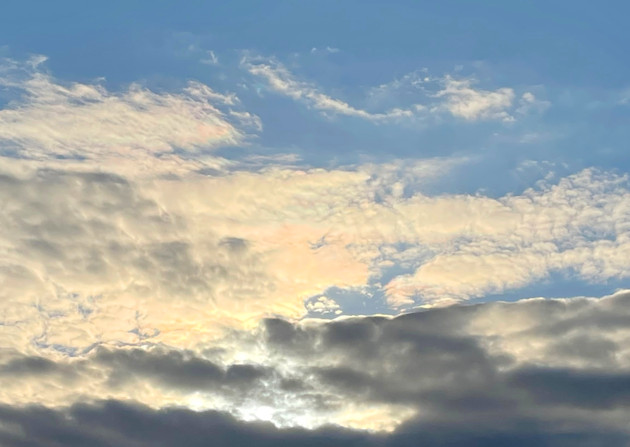 面白い雲の写真