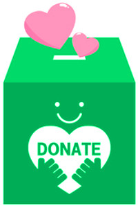寄付のイメージイラスト