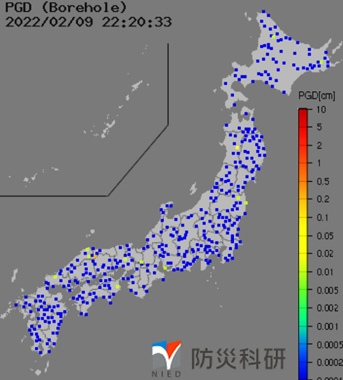 強震モニタの画像