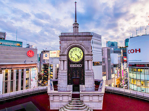 銀座和光の時計台の写真