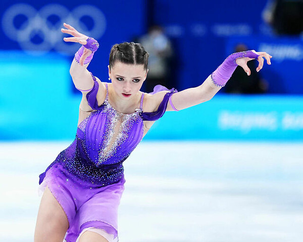 ワリエワ選手の写真