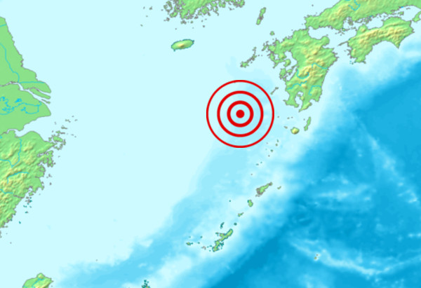 地震情報の画像