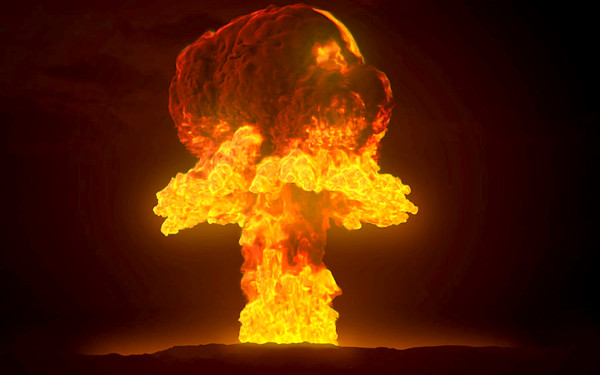 核爆発のイメージイラスト