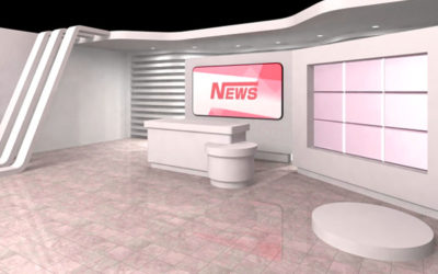 ニューススタジオのイメージイラスト
