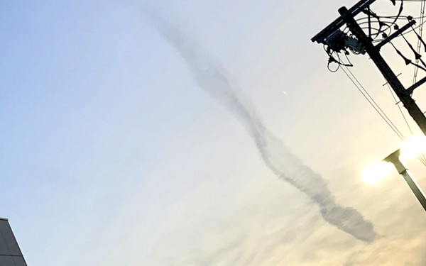 地震雲の投稿写真
