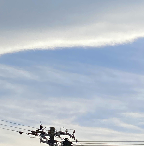 地震雲の投稿写真