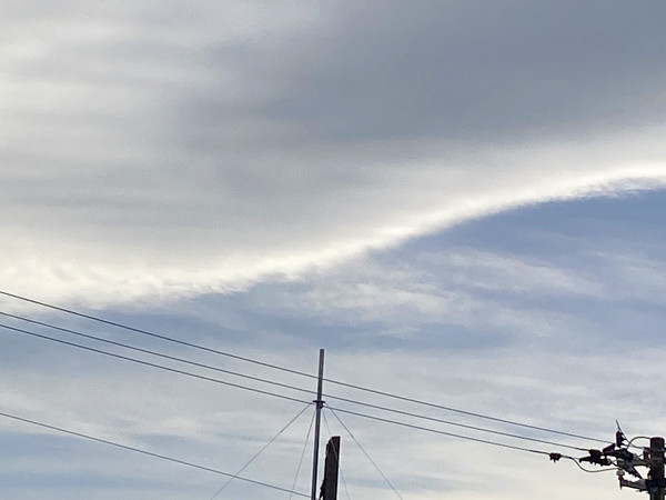 地震雲の投稿写真