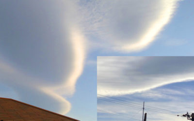 地震雲の投稿写真