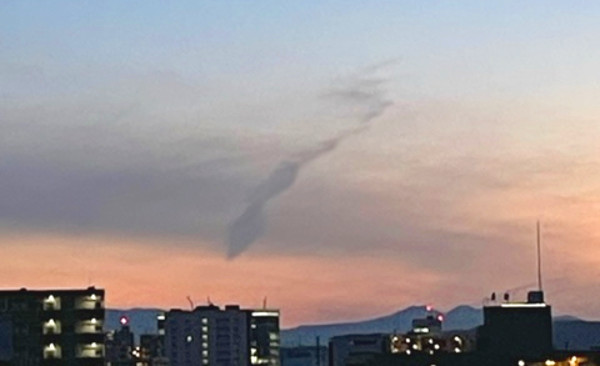 地震雲の投稿写真