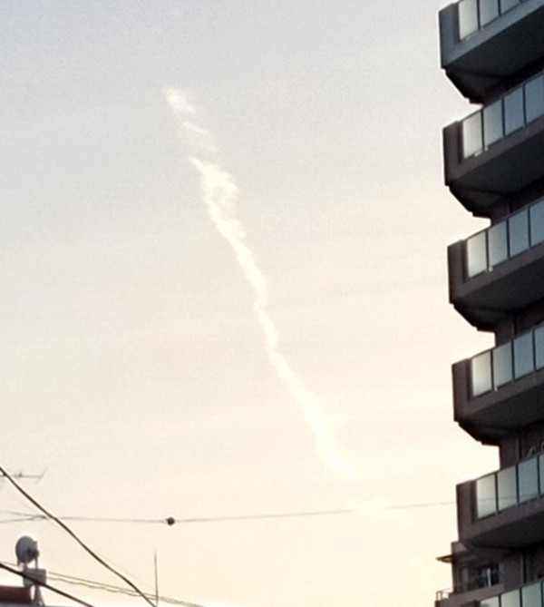 地震雲の投稿写真