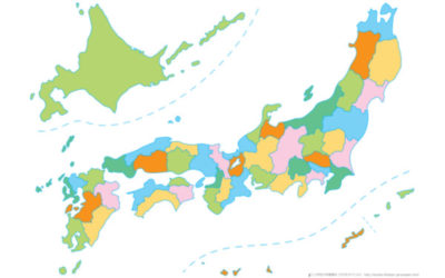 日本地図の画像