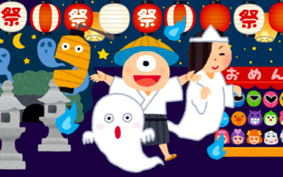 怪談祭りのイメージイラスト