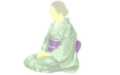 着物を着たおばあさんのイメージイラスト