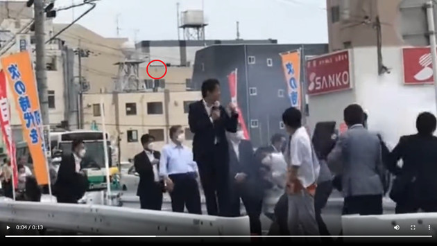 安倍元総理 銃撃事件の画像