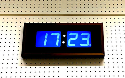 デジタル時計の写真
